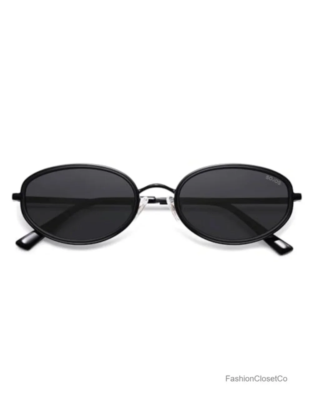 Trendy Retro Oval Polarized Sunglasses for Women Men UV400 Protection